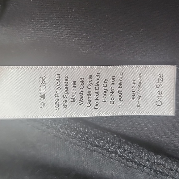 LuLaRoe One Size Black Leggings - Picture 3 of 8